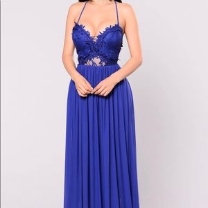Stunning Fashion Nova Royal Blue Dress